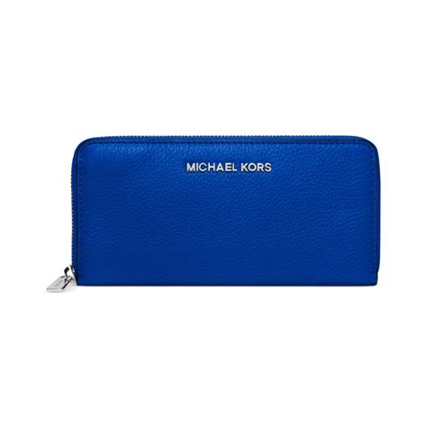 michael kors travel zip around continental wallet electric blue|MICHAEL Michael Kors Jet Set Travel Continental.